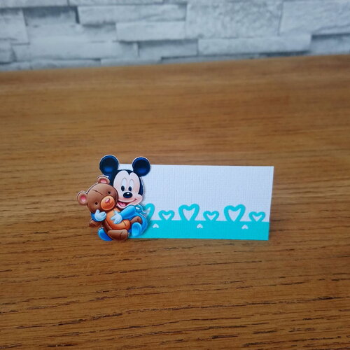Lot de 10  marque place mickey baby et son doudou