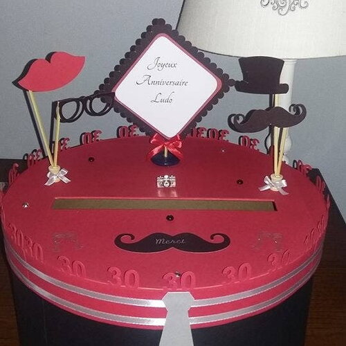 Urne thème   photobooth pour mariage , baptême ou anniversaire 