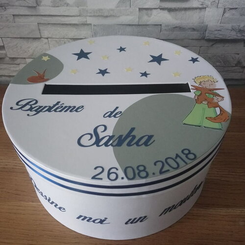 Urne le petit prince , idéal baptême , anniversaire