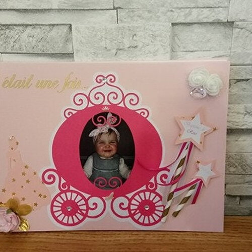 Livre d'or pour  baptême , anniversaire , mariage thème princesse