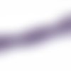 50 perles 6mm en verre nacrées violet lie de vin 