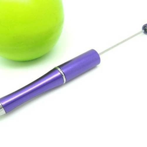 1 stylo à bille à customiser corps synthétique violet 15cm 