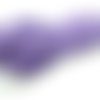 1m tresse de suedine aspect daim plat violet 
