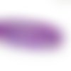 50 perles en verre 6mm brillantes col violet 