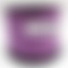 1 metre cordon suedine aspect daim plat purple pailleté 