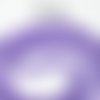 1 chaine à bille sautoir 70cm violet avec fermoir 