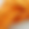 1 cordon suedine aspect daim plat sun tangerine  95cm 