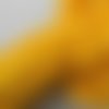 1 cordon suedine aspect daim plat jaune soleil 95cm 