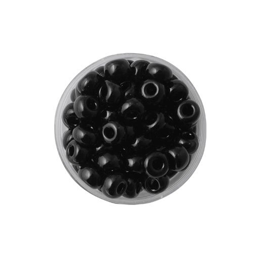 x 20g Perles de Rocaille 4mm blanc opaque brillant
