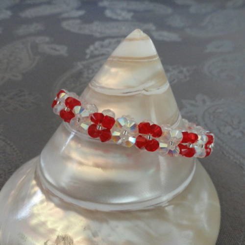 Bracelet femme en perles de cristal swarovski 