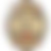 Cabochon ovale résine 25 x 18 mm pour un super parrain n°151 