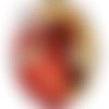Cabochon ovale résine 25 x 18 mm corsé mode n°150 