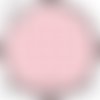 1 cabochon résine 25 mm étoile blanche sur fond rose :a264