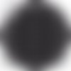1 cabochon résine 25 mm étoile blanche sur fond noire :a265