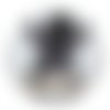 Cabochon chien adorable résine, 25 mm 