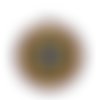 1 pendentif spirale mandala, cabochon 25 mm