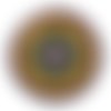 Cabochon spirale,mandala résine 25 mm