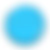 Cabochon uni bleu turquoise, cabochon verre ou résine, tailles diverses