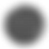 Cabochon résine - pois noir et blanc 20 mm