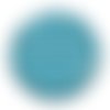 Cabochon résine - pois bleu et blanc  25 mm
