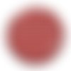 Cabochon résine - pois rouge et blanc 20 mm