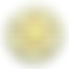 Cabochon résine- étoile doré 25 mm