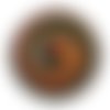 Cabochon résine-spirale 25 mm