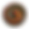 Cabochon résine-spirale 25 mm