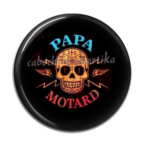 Papa motard, résine, 25 mm 
