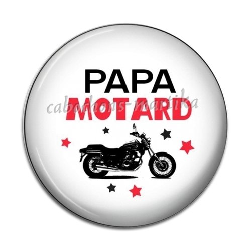 Papa motard, résine, 25 mm 