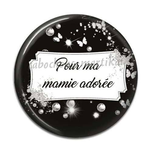 Magnet's - une future mamie qui déchire - Cabochons Martika