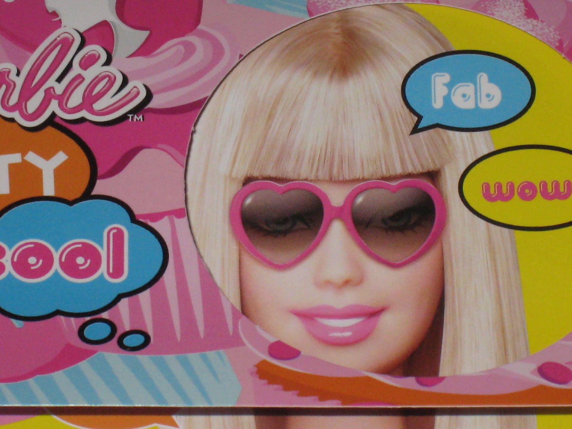 Carte d'anniversaire Barbie pour 4 ans, carte d'anniversaire