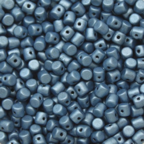 5gr perles minos® par puca® 2.5x3mm coloris metallic mat blue 23980/79031 - bleu