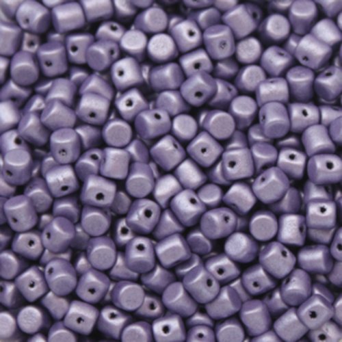 5gr perles minos® par puca® 2.5x3mm coloris metallic mat purple 23980/79021 - violet