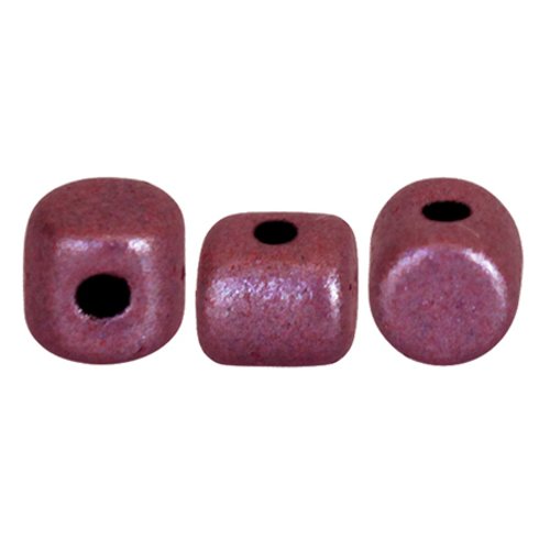 5gr perles minos® par puca® 2.5x3mm coloris metallic mat dark purple 23980/94108 - violet fonce