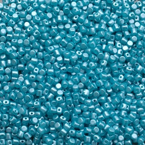 5gr perles minos® par puca® 2.5x3mm coloris pastel aquamarine 02010/25019 - bleu