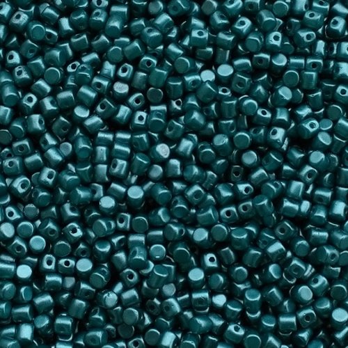 5gr perles minos® par puca® 2.5x3mm coloris pastel emerald 02010/25043 - vert