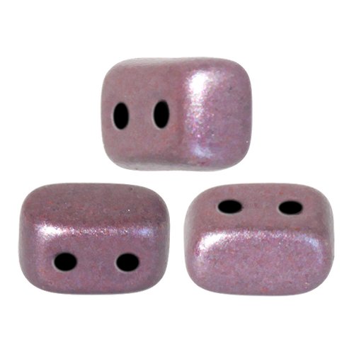 10gr perles ios® par puca® 5.5x2.5mm coloris metallic mat dark plum 23980/79083 - violet - mauve