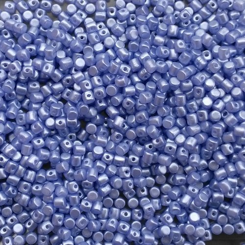 5gr perles minos® par puca® 2.5x3mm coloris pastel light sapphire 02010/25014 - bleu