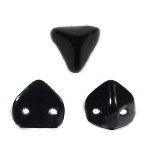 10gr perles super-kheops® par puca® 6x6mm coloris jet 23980 - noir - black