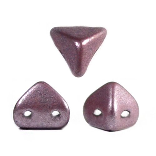10gr perles super-kheops® par puca® 6x6mm coloris metallic mat dark plum 23980/79083 - mauve - violet