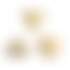 10gr perles super-kheops® par puca® 6x6mm coloris opaque beige ceramic look 03000/14413 - luster