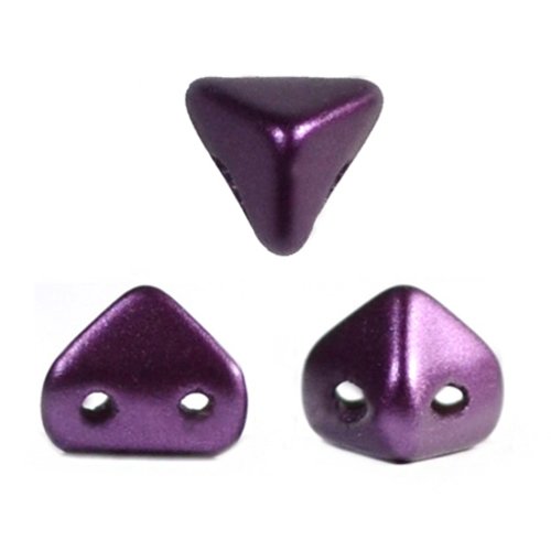 10gr perles super-kheops® par puca® 6x6mm coloris pastel bordeaux 02010/25032