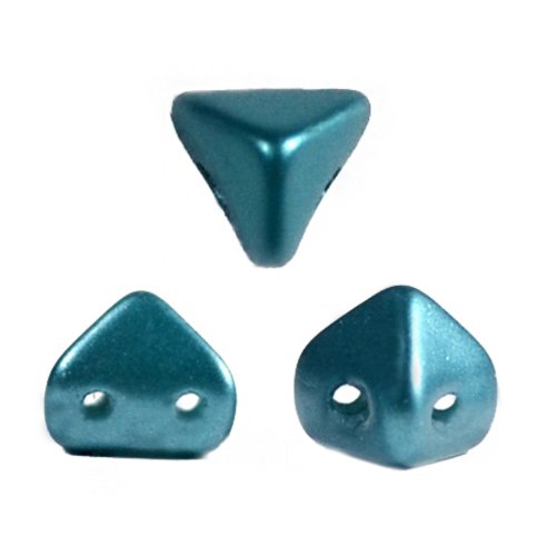 10gr perles super-kheops® par puca® 6x6mm coloris pastel emerald 02010/25043 - vert