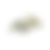 10gr kheops® par puca® 6mm perles en verre triangle coloris california silver 00030/98550 - argent