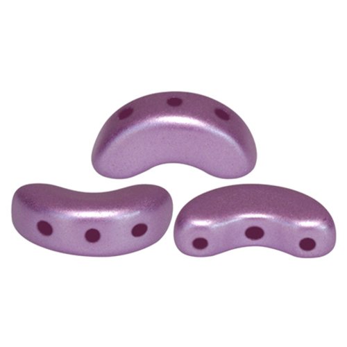 10gr perles arcos® par puca® 5x10mm coloris pastel lila 02010/25012 - violet - rose