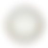 1 cabochon rond en verre par puca® 18mm coloris white pearl 02010/11402 - blanc nacre