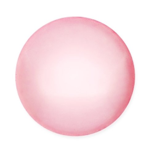 1 cabochon rond en verre par puca® 18mm coloris rose pearl 02010/11475 - pink - nacre