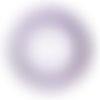 1 cabochon rond en verre par puca® 18mm coloris violet pearl 02010/11022 - purple - nacre