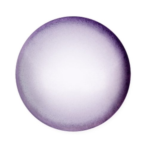 1 cabochon rond en verre par puca® 18mm coloris violet pearl 02010/11022 - purple - nacre
